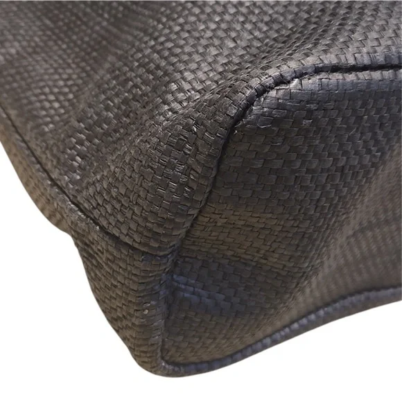 Kate Spade Black Raffia Tote - Picture 6 of 9